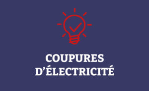 Coupures d'électricité localisées