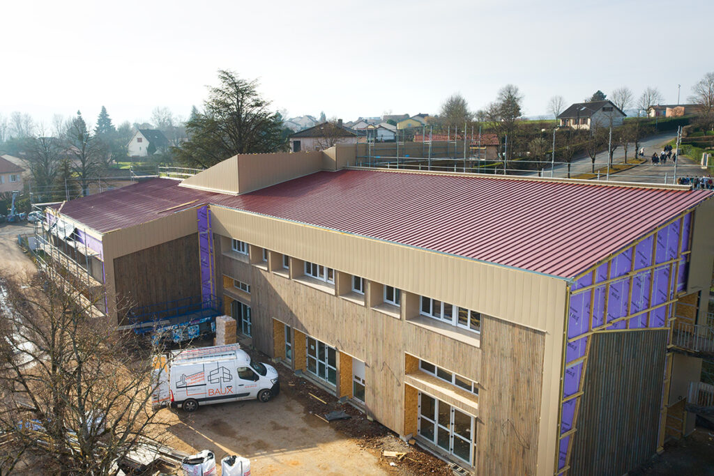 École Marie Curie, les travaux se poursuivent